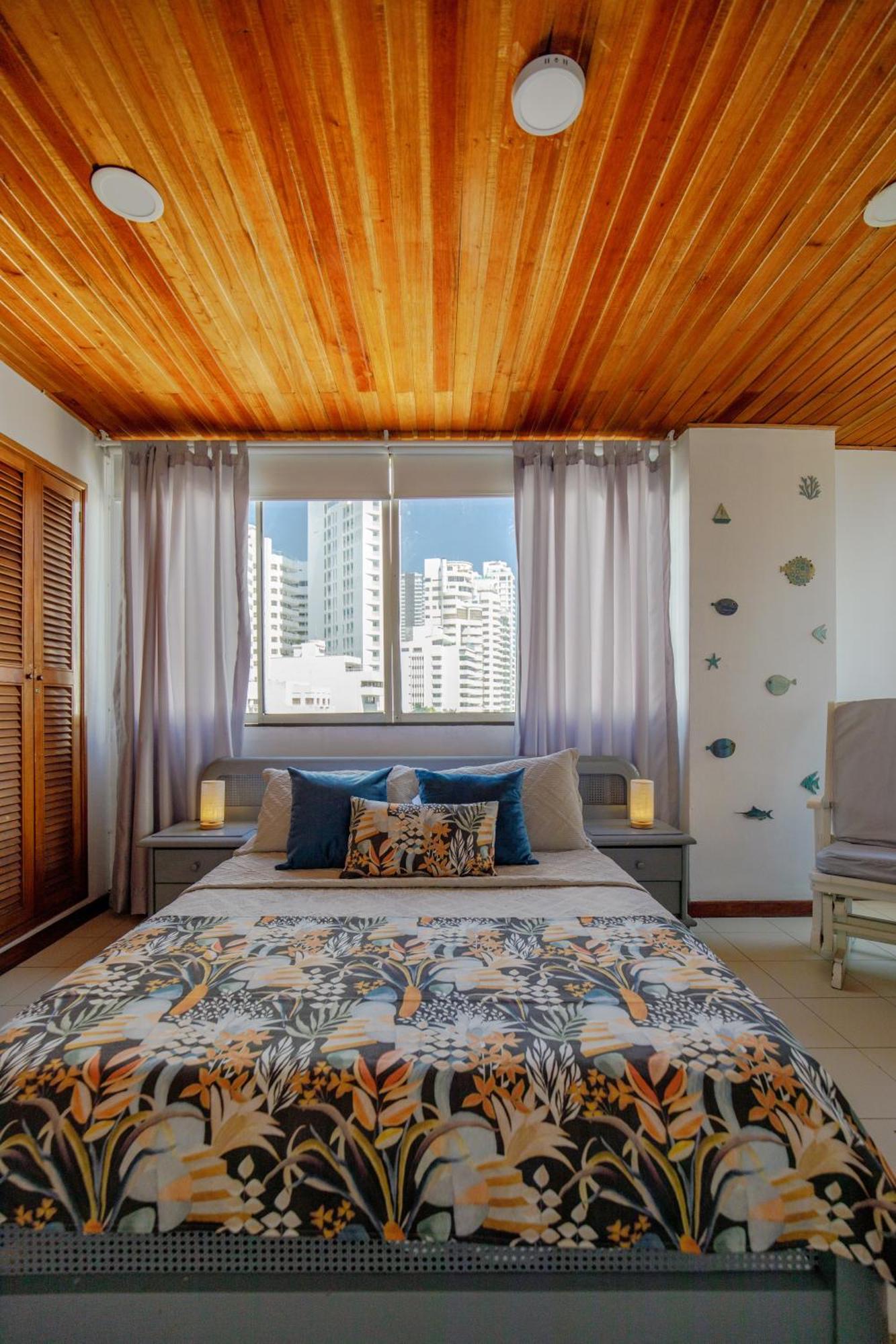 Habitación Doble Baño Privado Cerca Al Mar Y Bahia Habitación en casa particular Cartagena